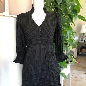 Betsey Johnson Black 3/4 Sleeve Dress 4